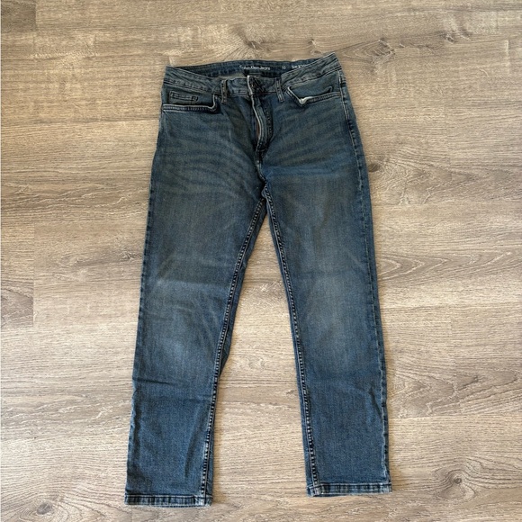 Women’s Calvin Klein Blue Skinny Jeans with Stretch - Picture 1 of 3